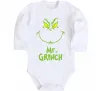 Дитячий бодік Mr.Grinch Білий фото