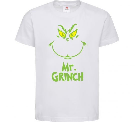 Детская футболка Mr.Grinch Белый фото