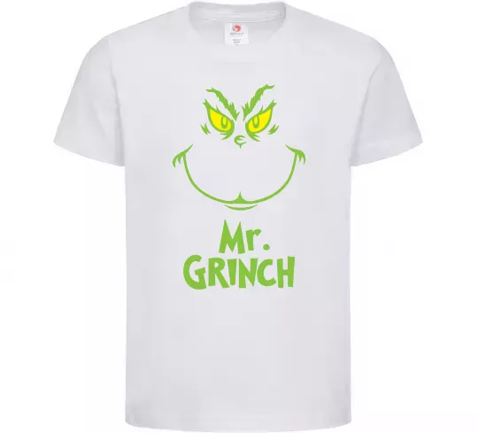 Детская футболка Mr.Grinch Белый фото