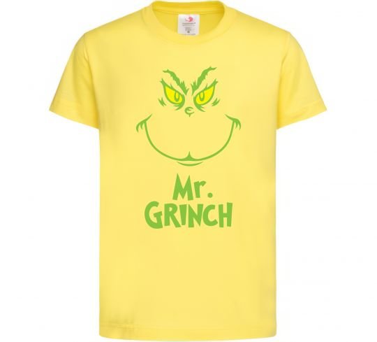 Детская футболка Mr.Grinch Лимонный фото