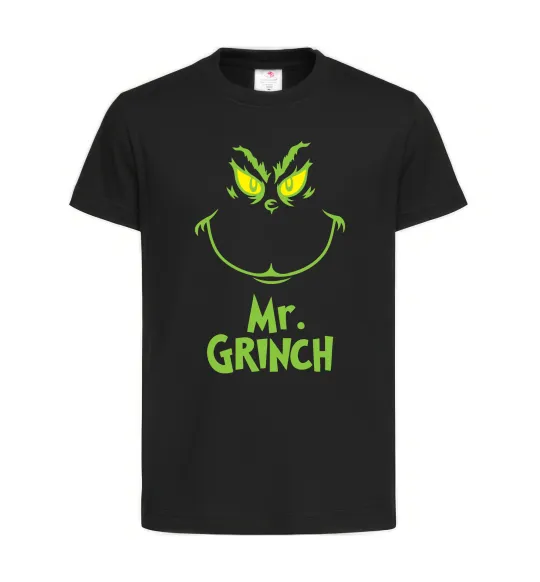 Детская футболка Mr.Grinch Черный фото