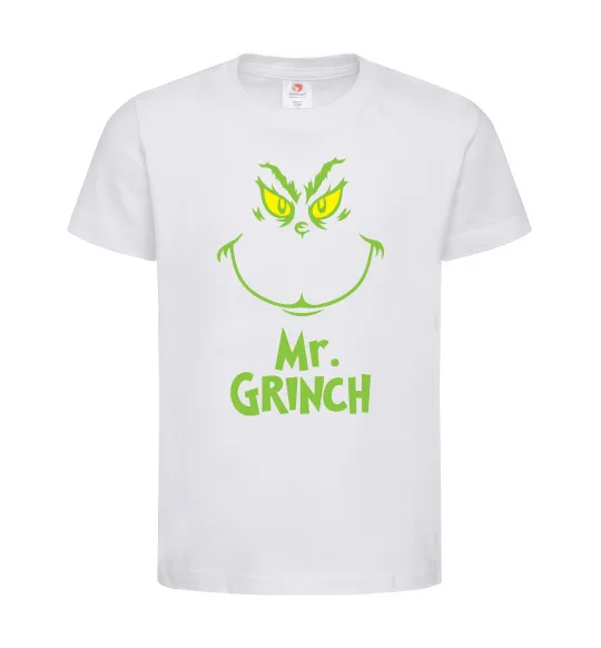 Детская футболка Mr.Grinch Белый фото