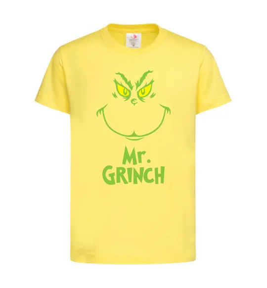 Детская футболка Mr.Grinch Лимонный фото