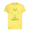 Детская футболка Mr.Grinch Лимонный фото