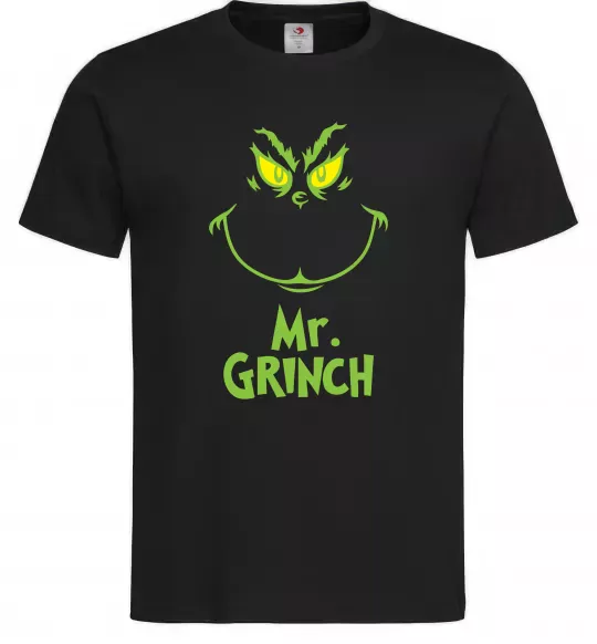 Мужская футболка Mr.Grinch Черный фото