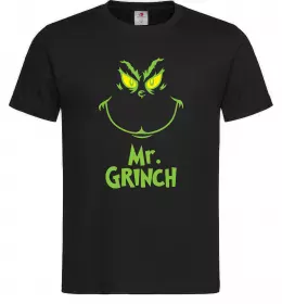 Мужская футболка Mr.Grinch Черный фото