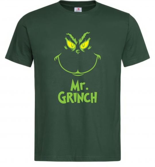 Мужская футболка Mr.Grinch Темно-зеленый фото