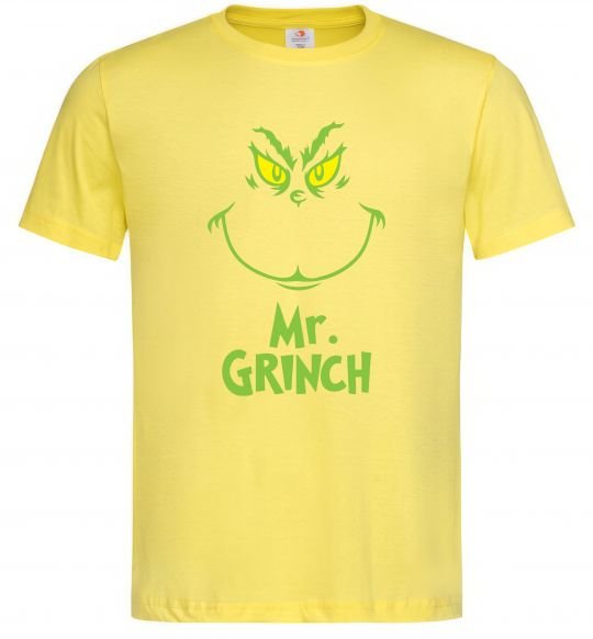 Мужская футболка Mr.Grinch Лимонный фото