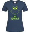 Женская футболка Mr.Grinch Темно-синий фото