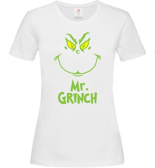 Женская футболка Mr.Grinch Белый фото