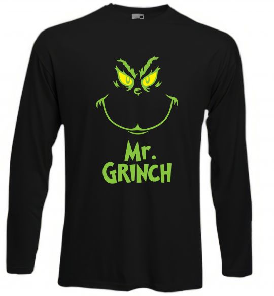 Лонгслів Mr.Grinch Чорний фото