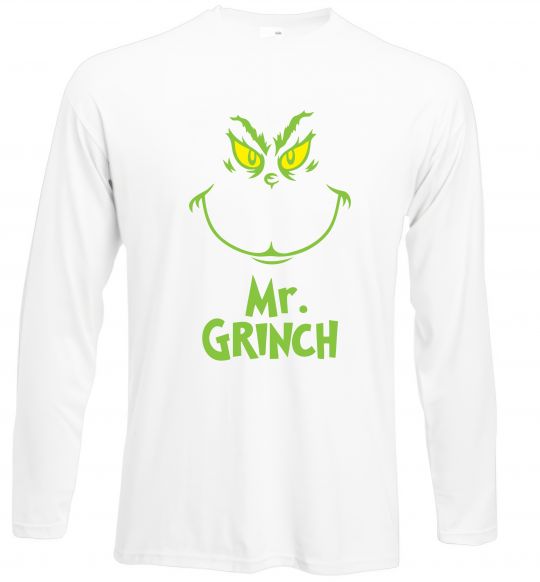 Лонгслів Mr.Grinch Білий фото