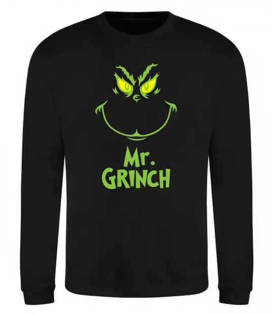 Світшот Mr.Grinch Чорний фото
