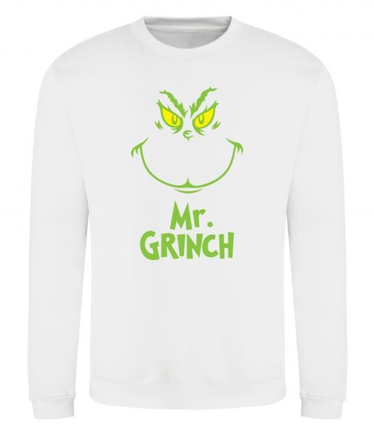 Свитшот Mr.Grinch Белый фото