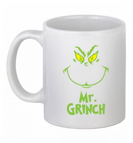 Чашка керамическая Mr.Grinch Белый фото