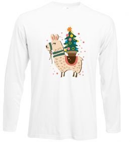 Лонгслів Лама з ялинкою