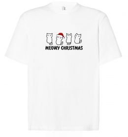Футболка Оверсайз Новорічні котики Футболка Оверсайз Новорічні котики