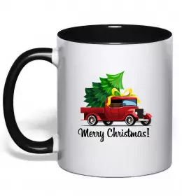 Чашка з кольоровою ручкою