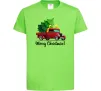 Дитяча футболка Пікап з ялинкою Лаймовий фото
