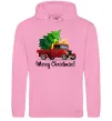 Чоловіча толстовка (худі) Пікап з ялинкою Рожевий фото