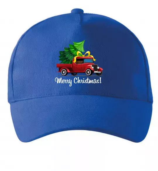 Кепка Пікап з ялинкою Яскраво-синій фото