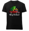 Чоловіча преміум футболка Пікап з ялинкою Чорний фото