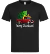 Чоловіча футболка Пікап з ялинкою Чорний Чоловіча футболка Пікап з ялинкою Чорний фото