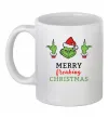 Чашка керамічна Грінч Merry Christmas Білий Чашка керамічна Грінч Merry Christmas Білий фото