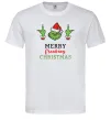 Чоловіча футболка Грінч Merry Christmas Білий Чоловіча футболка Грінч Merry Christmas Білий фото