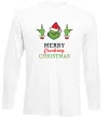 Лонгслив Грінч Merry Christmas Белый Лонгслив Грінч Merry Christmas Белый фото