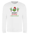 Світшот Грінч Merry Christmas Білий Світшот Грінч Merry Christmas Білий фото