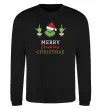 Світшот Грінч Merry Christmas Чорний фото
