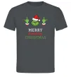 Чоловіча футболка Грінч Merry Christmas Графіт Чоловіча футболка Грінч Merry Christmas Графіт фото
