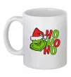 Чашка керамічна Grinch Ho-Ho-Ho Білий фото