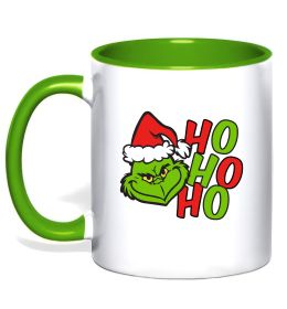 Чашка з кольоровою ручкою Grinch Ho-Ho-Ho Чашка з кольоровою ручкою Grinch Ho-Ho-Ho