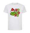 Дитяча футболка Grinch Ho-Ho-Ho Білий фото