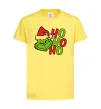 Дитяча футболка Grinch Ho-Ho-Ho Лимонний фото