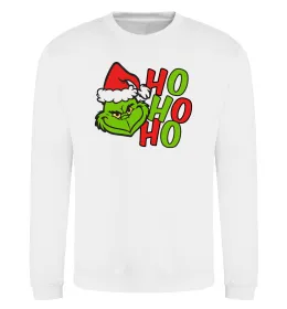 Свитшот Grinch Ho-Ho-Ho Белый фото