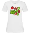 Женская футболка Grinch Ho-Ho-Ho Белый фото