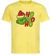 Мужская футболка Grinch Ho-Ho-Ho Лимонный фото