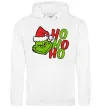 Жіноча толстовка (худі) Grinch Ho-Ho-Ho Білий Жіноча толстовка (худі) Grinch Ho-Ho-Ho Білий фото