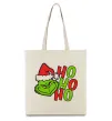 Еко-сумка Grinch Ho-Ho-Ho Бежевий Еко-сумка Grinch Ho-Ho-Ho Бежевий фото