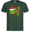 Мужская футболка Grinch Ho-Ho-Ho Темно-зеленый фото