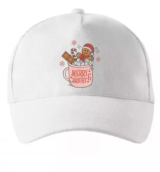 Кепка Печиво в чашці Білий фото