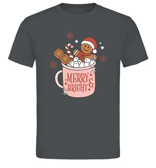 Чоловіча футболка Печиво в чашці Графіт фото