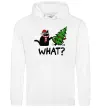 Мужская толстовка (худи) Кіт ялинка Белый Мужская толстовка (худи) Кіт ялинка Белый фото