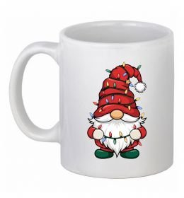 Чашка керамическая Новорічний гном