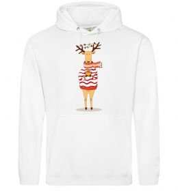 Мужская толстовка (худи) Новорічний Олень Мужская толстовка (худи) Новорічний Олень