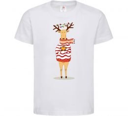 Детская футболка Новорічний Олень Детская футболка Новорічний Олень