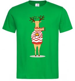 Чоловіча футболка Новорічний Олень Чоловіча футболка Новорічний Олень